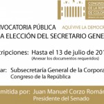 ¿Quiéres ganarte 360 millones de pesos al año? La Secretaría General del Senado está vacante