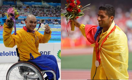 Fuentes y Serna lograron medallas de plata para Colombia en Natación y Atletismo