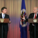 Insulza y Santos defienden informe de la OEA para debate antidrogas