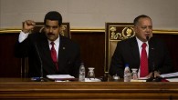 En la imagen, el mandatario venezolano, Nicolás Maduro (i), junto al presidente de la Asamblea Nacional, Diosdado Cabello (d). EFE/Archivo