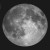 Imagen de la luna, vista desde el observatorio de Islas Canarias. Mayo 24 de 2013