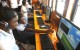 Colombian students learn how to use computers in the ship 'El Navegante del Pacifico' in the port city of Tumaco