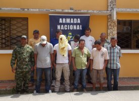 mineria ilegal El Bagre: Capturados 10 sujetos dedicados a la minería ilegal, 3 de ellos extranjeros