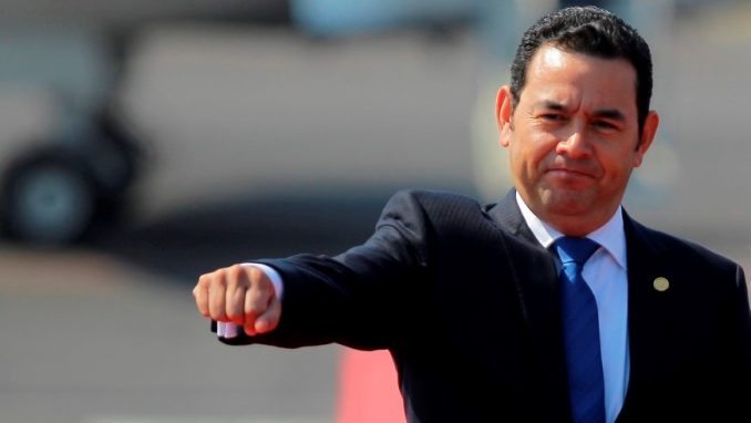 El presidente de Guatemala, Jimmy Morales. EFE/Archivo