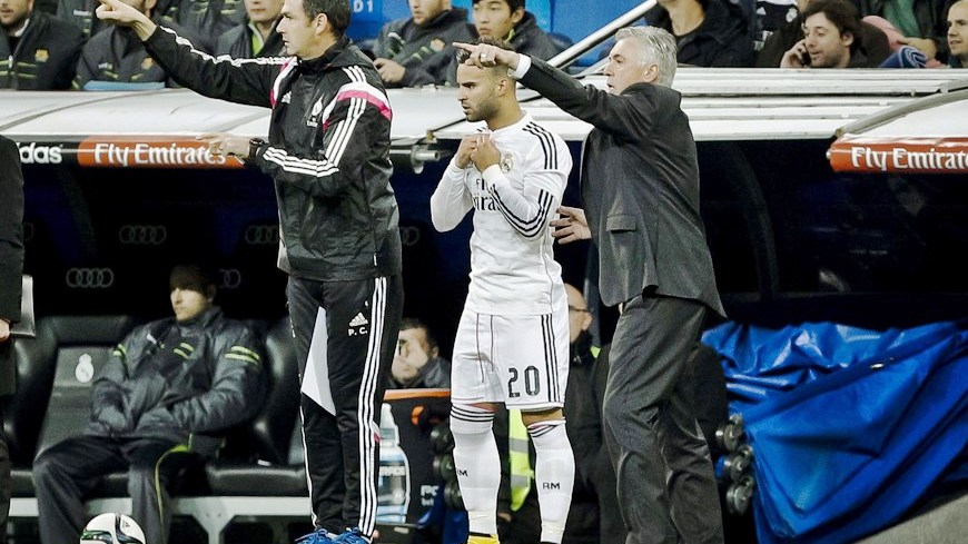 jesé y carlo ancelotti