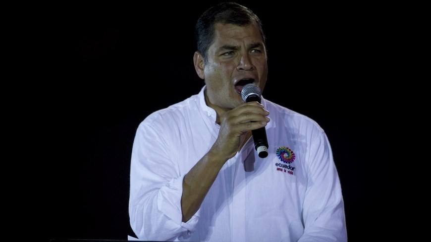 El presidente de Ecuador clama por la soberanía y la dignidad de América 2 En la imagen, el presidente ecuatoriano, Rafael Correa. EFE