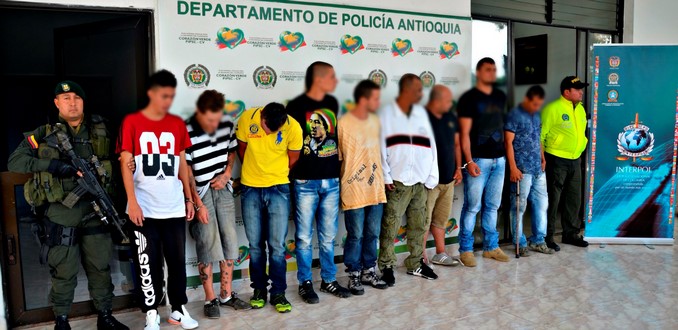 Capturados del Clan del Golfo.