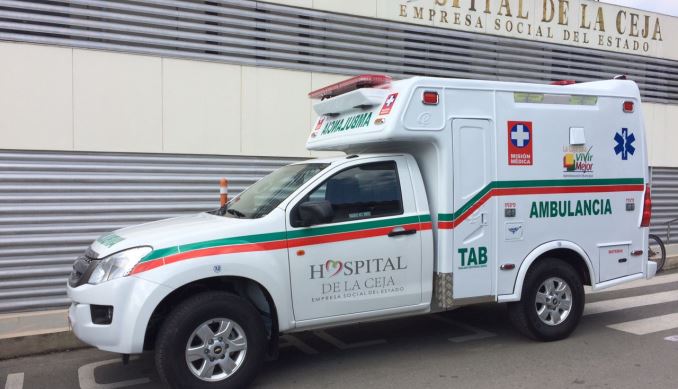 Hospital de La Ceja adquirió nueva ambulancia - Minuto30.com