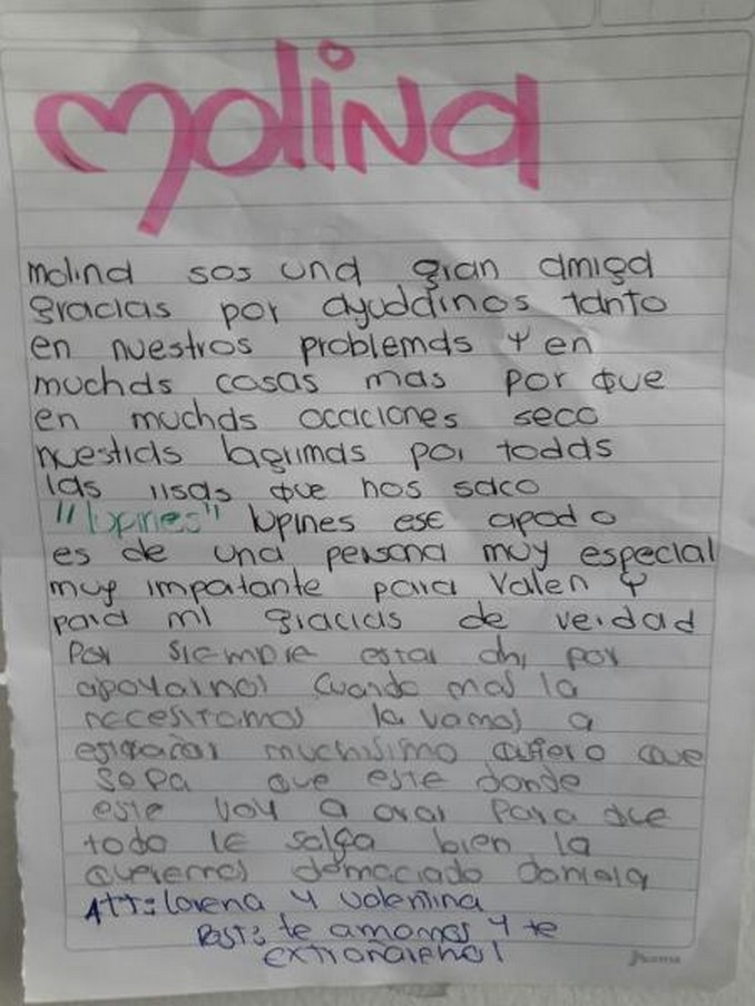 FOTOS: Cartas escritas por menores desaparecidas en 