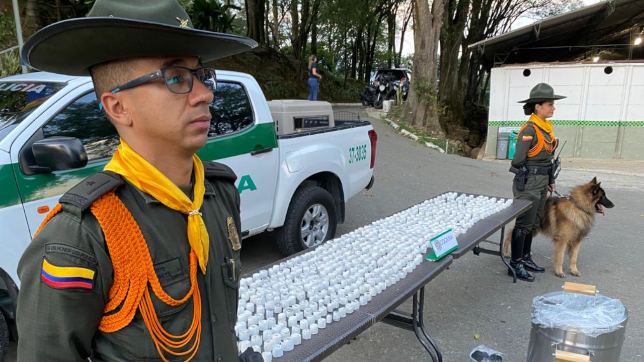 [VIDEO] En rollos de papel de cocina pretendían enviar cocaína desde el Valle de Aburrá a España