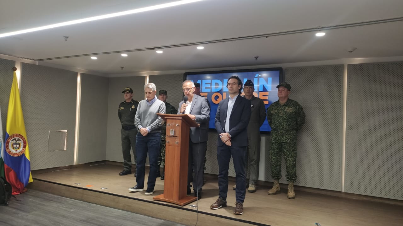 A esta hora se conocen las conclusiones del Consejo de seguridad con MinDefensa en Medellín