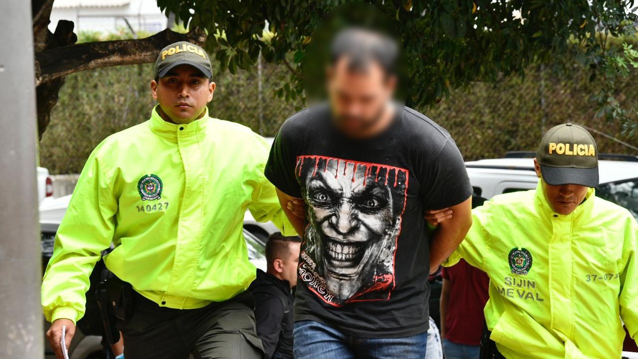 Captura del presunto responsable del doble homicidio en Envigado